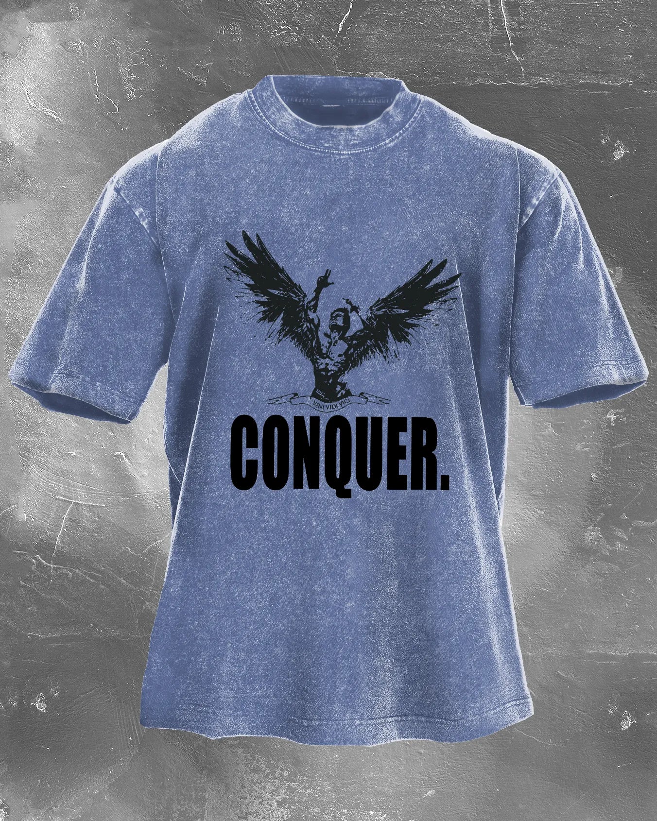 CONQUER MEN'S WADED T-SHIRT - Gymfit