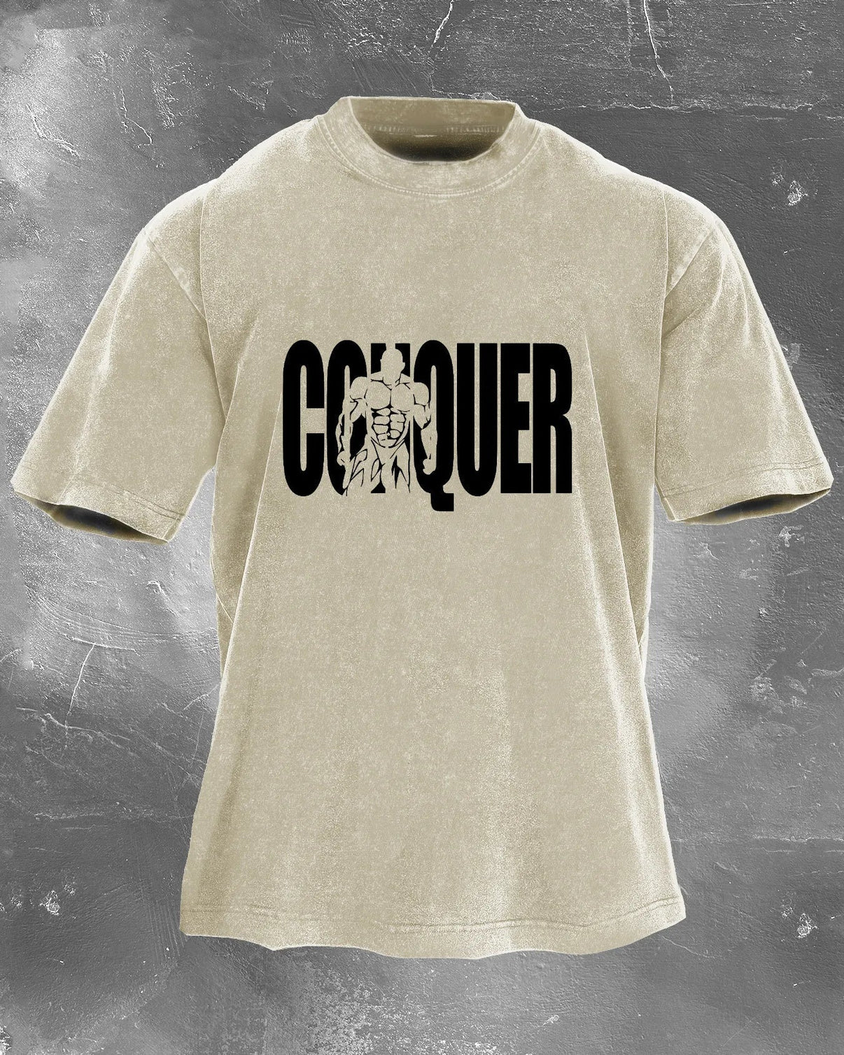 CONQUER MEN'S WASHING T-SHIRT - Gymfit