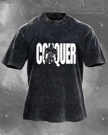 CONQUER MEN'S WASHING T-SHIRT - Gymfit