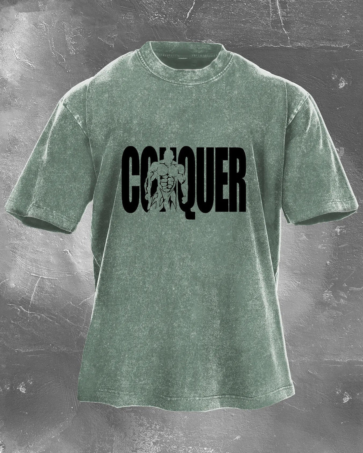 CONQUER MEN'S WASHING T-SHIRT - Gymfit
