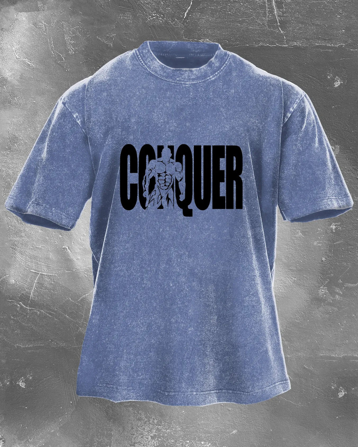 CONQUER MEN'S CUT T-SHIRT - Gymfit