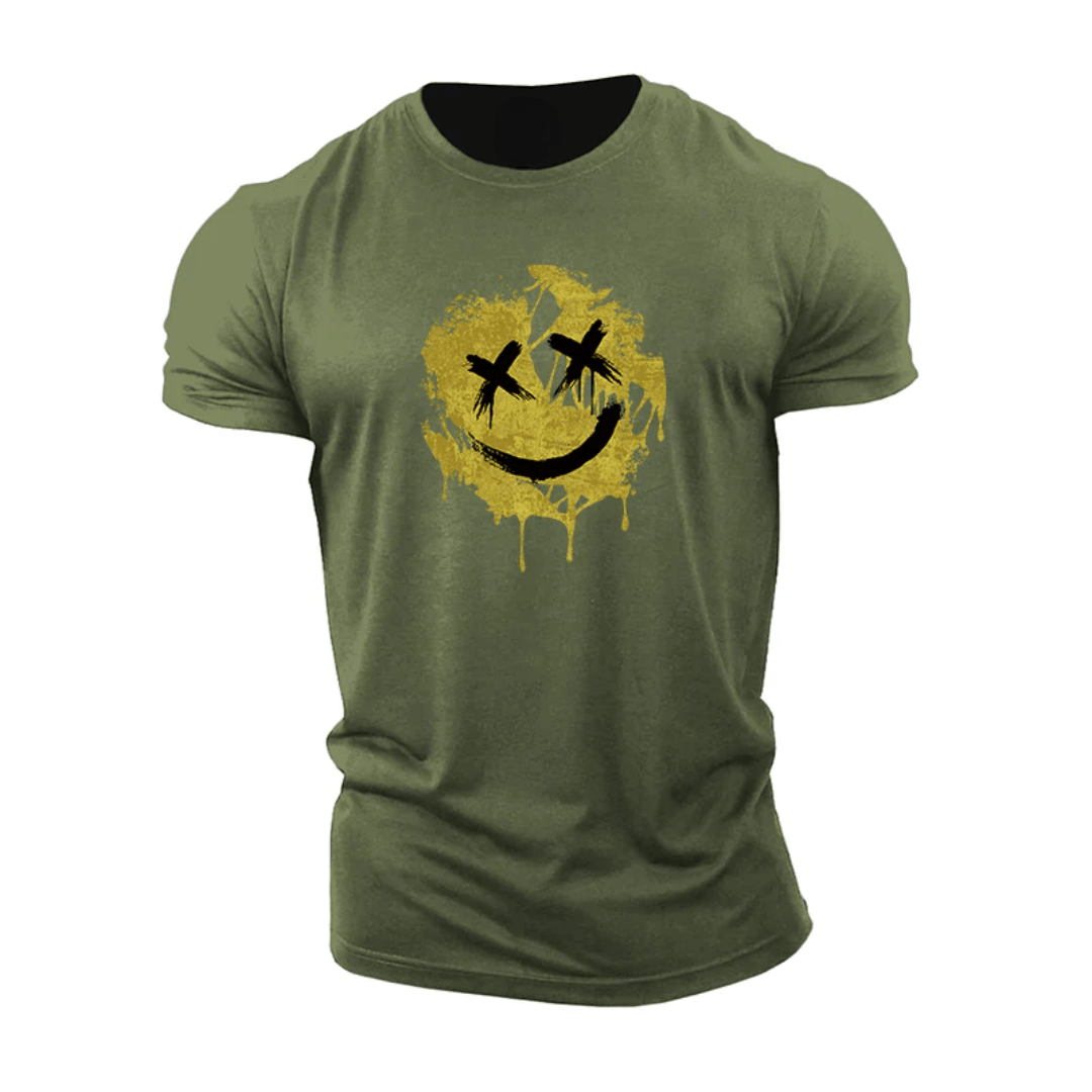 Torn Smiley T-Shirt - Gymfit