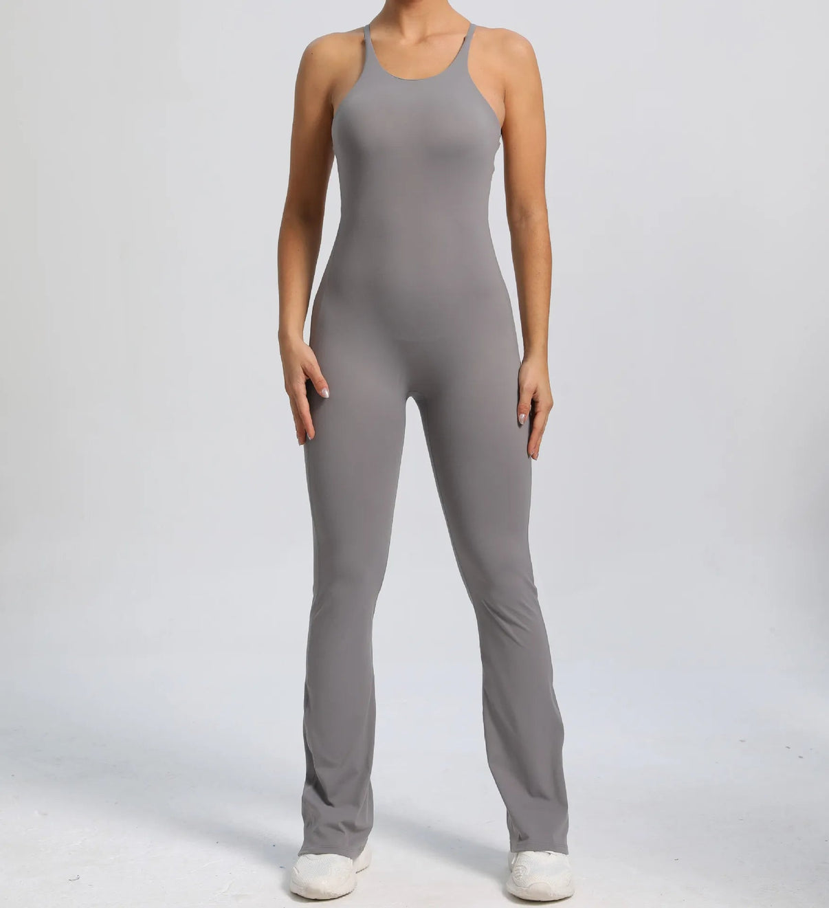 Cross V - Back Scrunch Jumpsuit - Gymfit