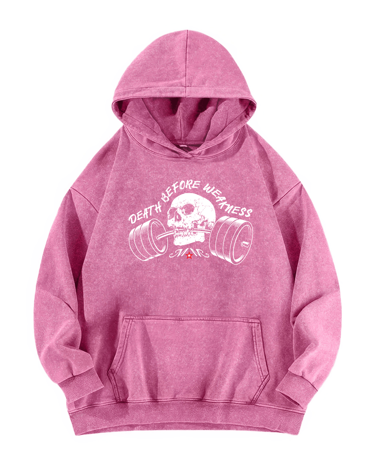 DEATH BEFORE WEAKNESS HOODIE - Gymfit