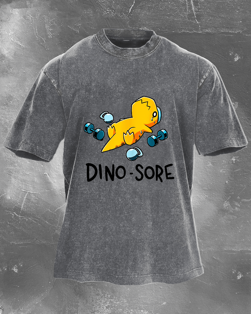 DINO - SOFT WASHED T-SHIRT - Gymfit