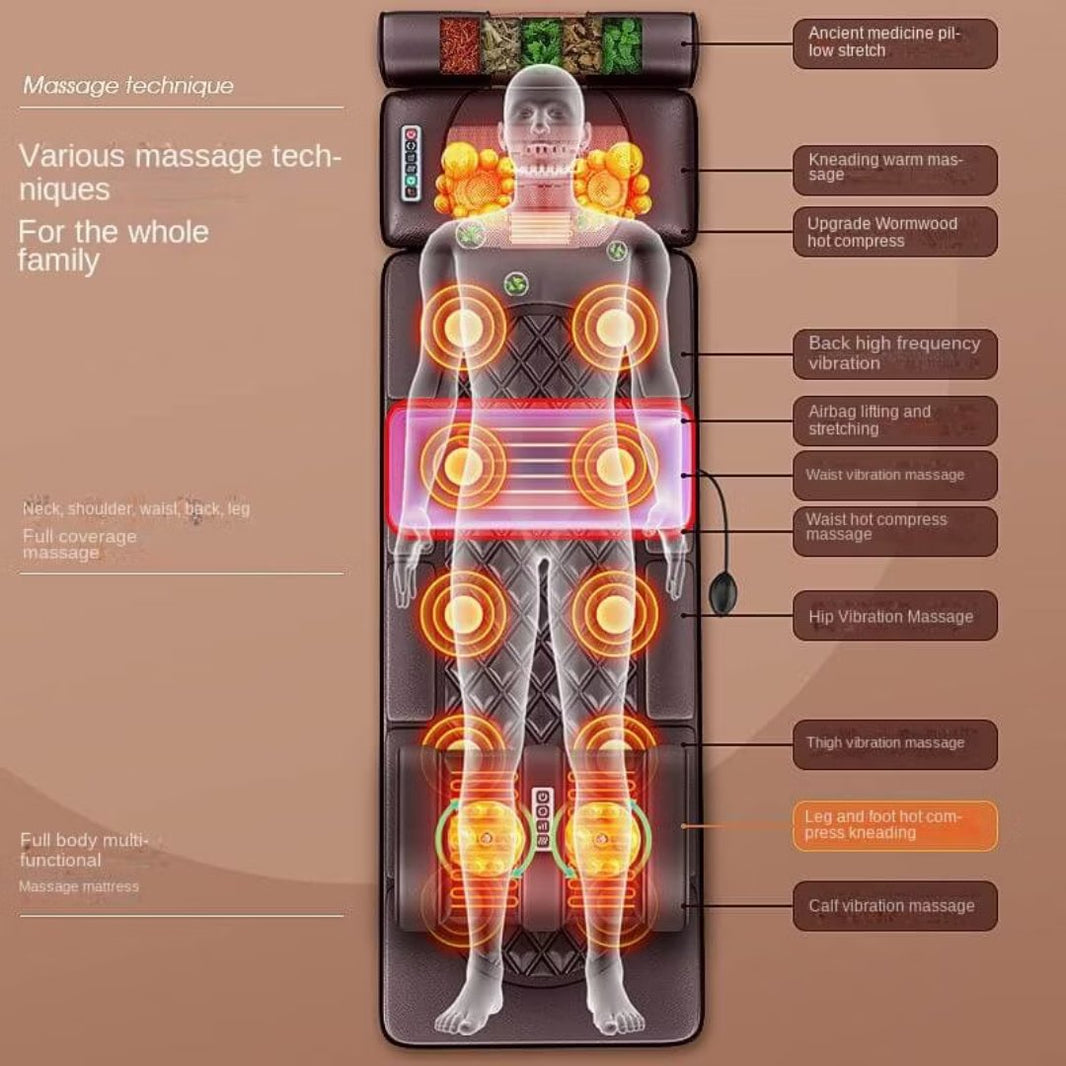 Electric massage mattress - full body