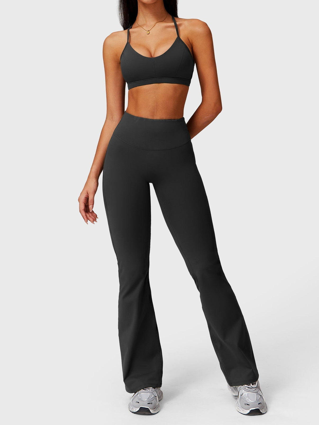 Elise Rüschentaschen Flared Leggings - Gymfit
