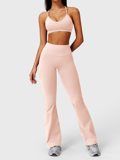 Elise Rüschentaschen Flared Leggings - Gymfit