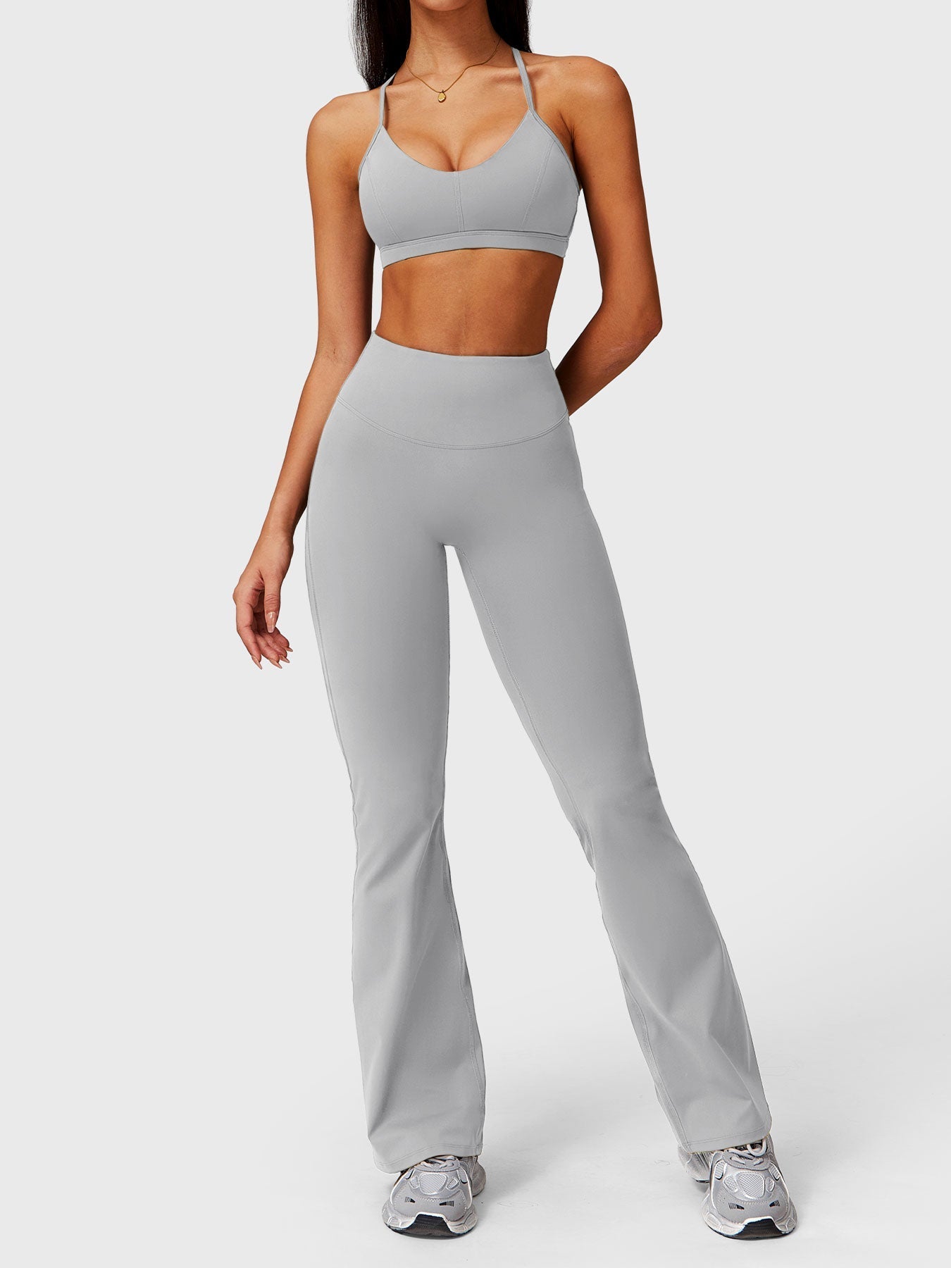 Elise Rüschentaschen Flared Leggings - Gymfit