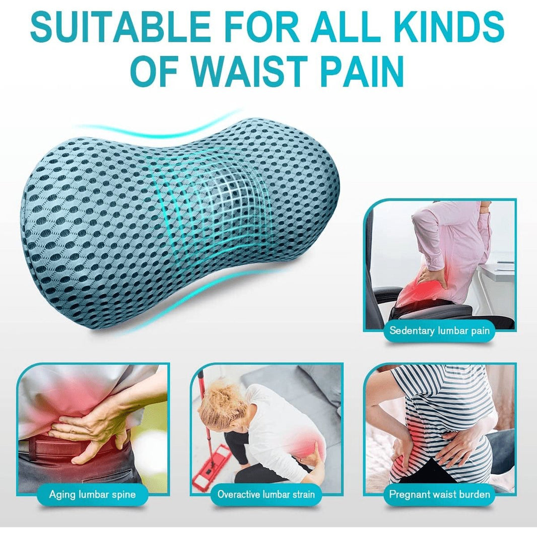 Ergonomic lumbar pillow