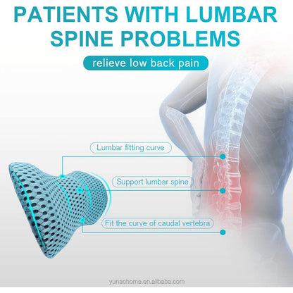 Ergonomic lumbar pillow