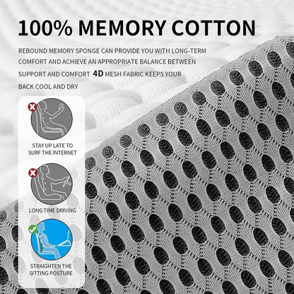 Ergonomic lumbar pillow