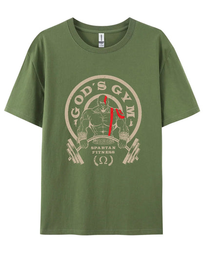 GOD'S GYM HALL COTTON T-SHIRT - Gymfit