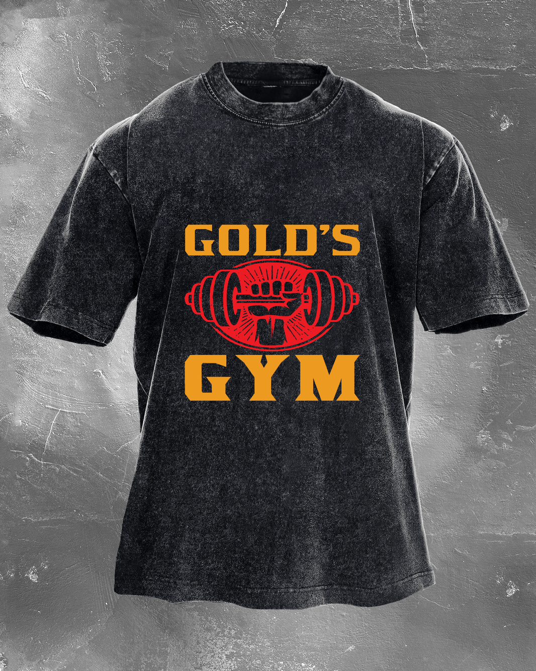 GOLD'S GYM WASHED T-SHIRT - Gymfit