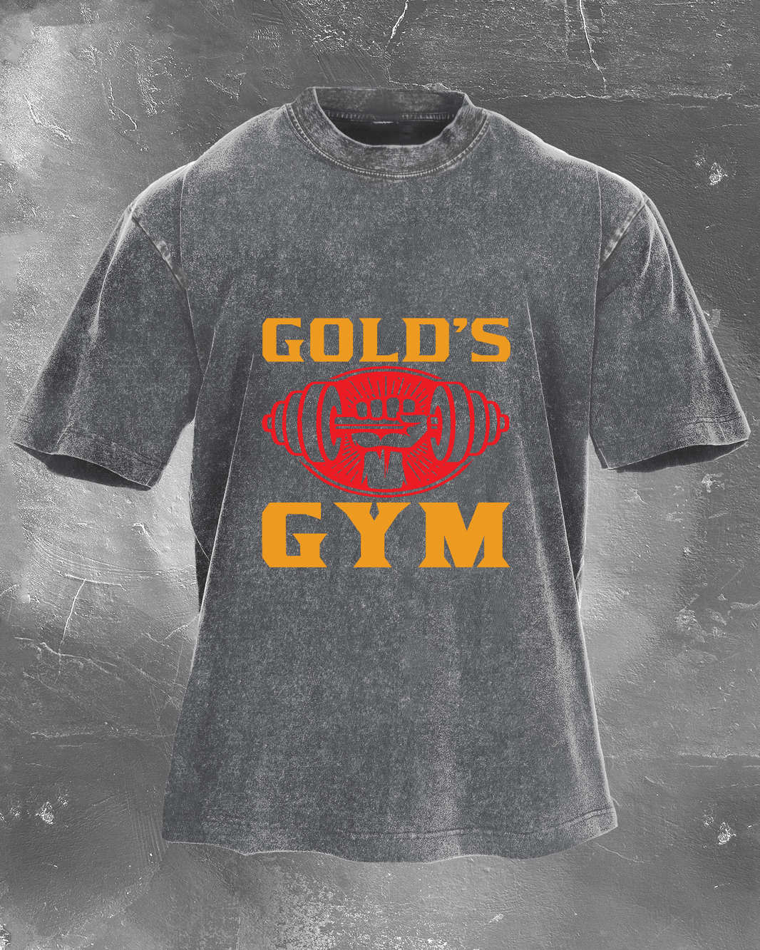 GOLD'S GYM WASHED T-SHIRT - Gymfit