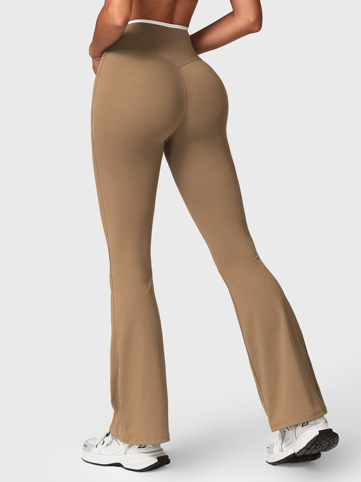 Gymfit Alberta Contrast Flared Leggings - Gymfit