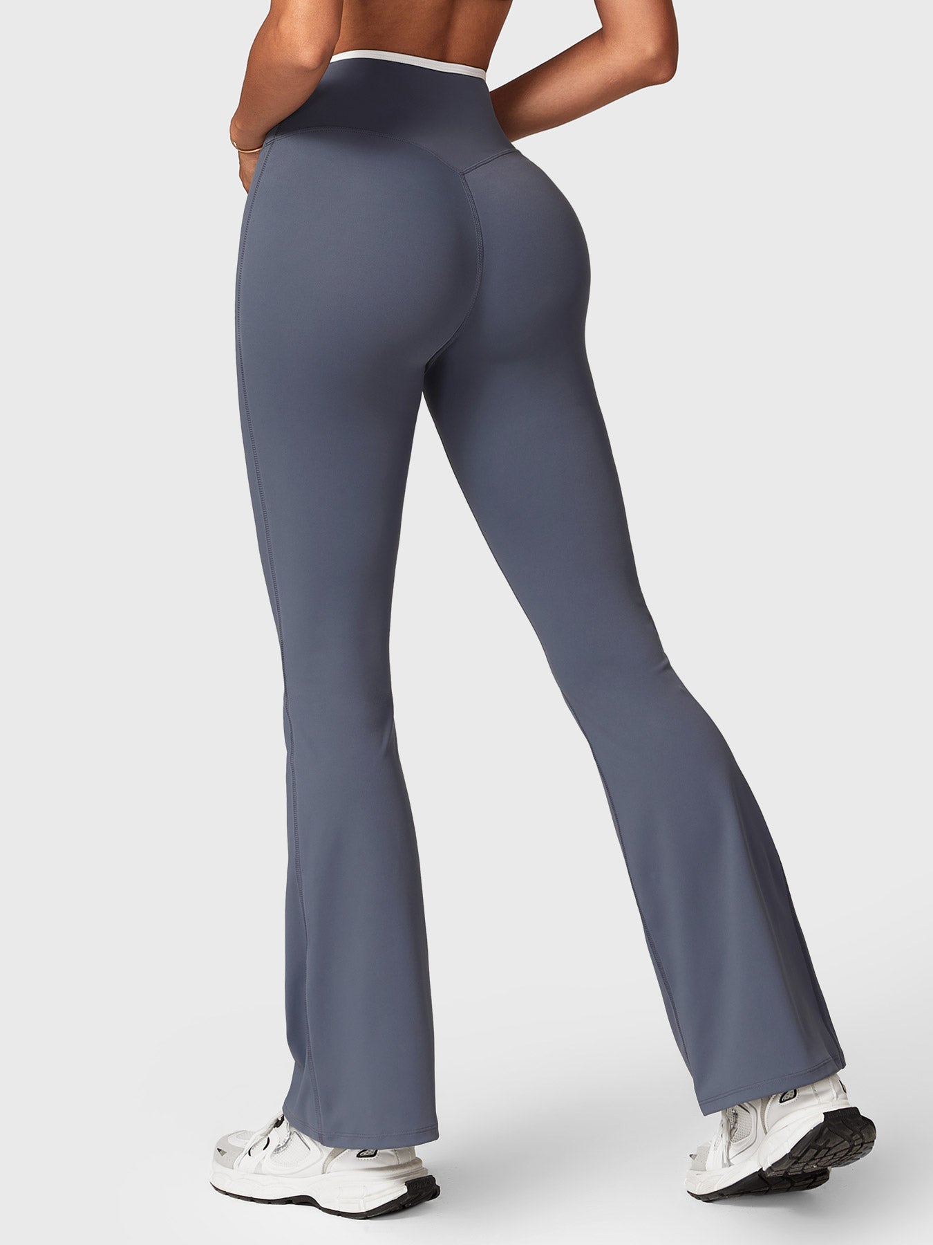 Gymfit Alberta Contrast Flared Leggings - Gymfit