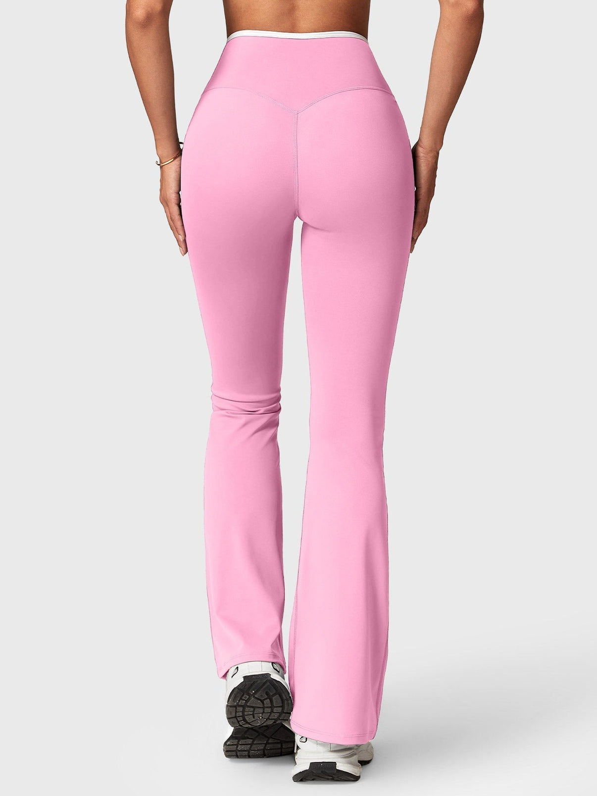 Gymfit Alberta Contrast Flared Leggings - Gymfit