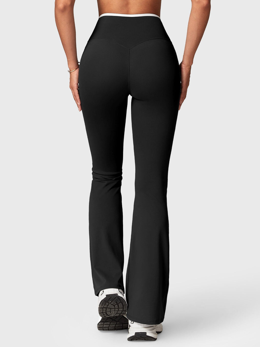 Gymfit Alberta Contrast Flared Leggings - Gymfit