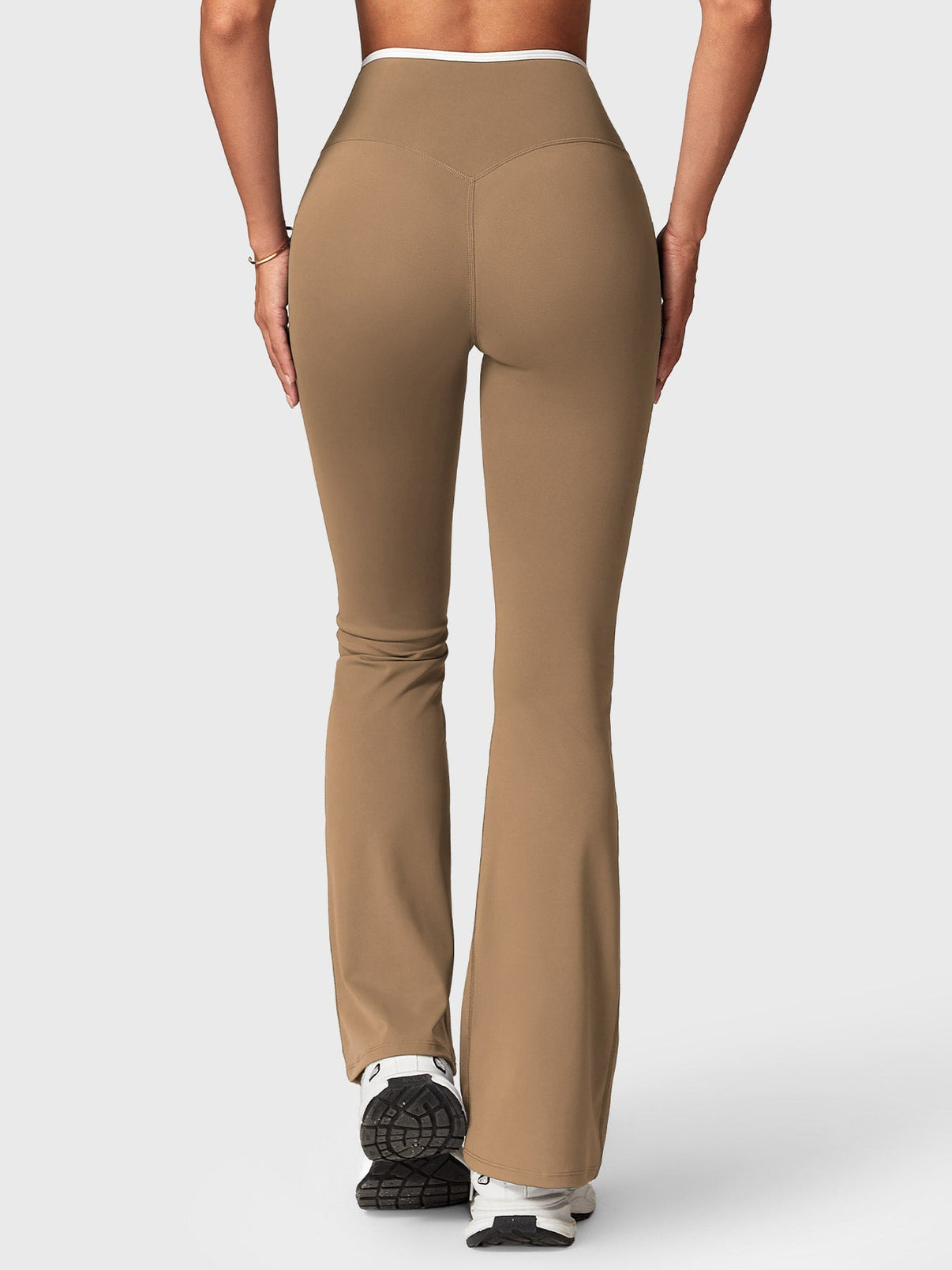 Gymfit Alberta Contrast Flared Leggings - Gymfit