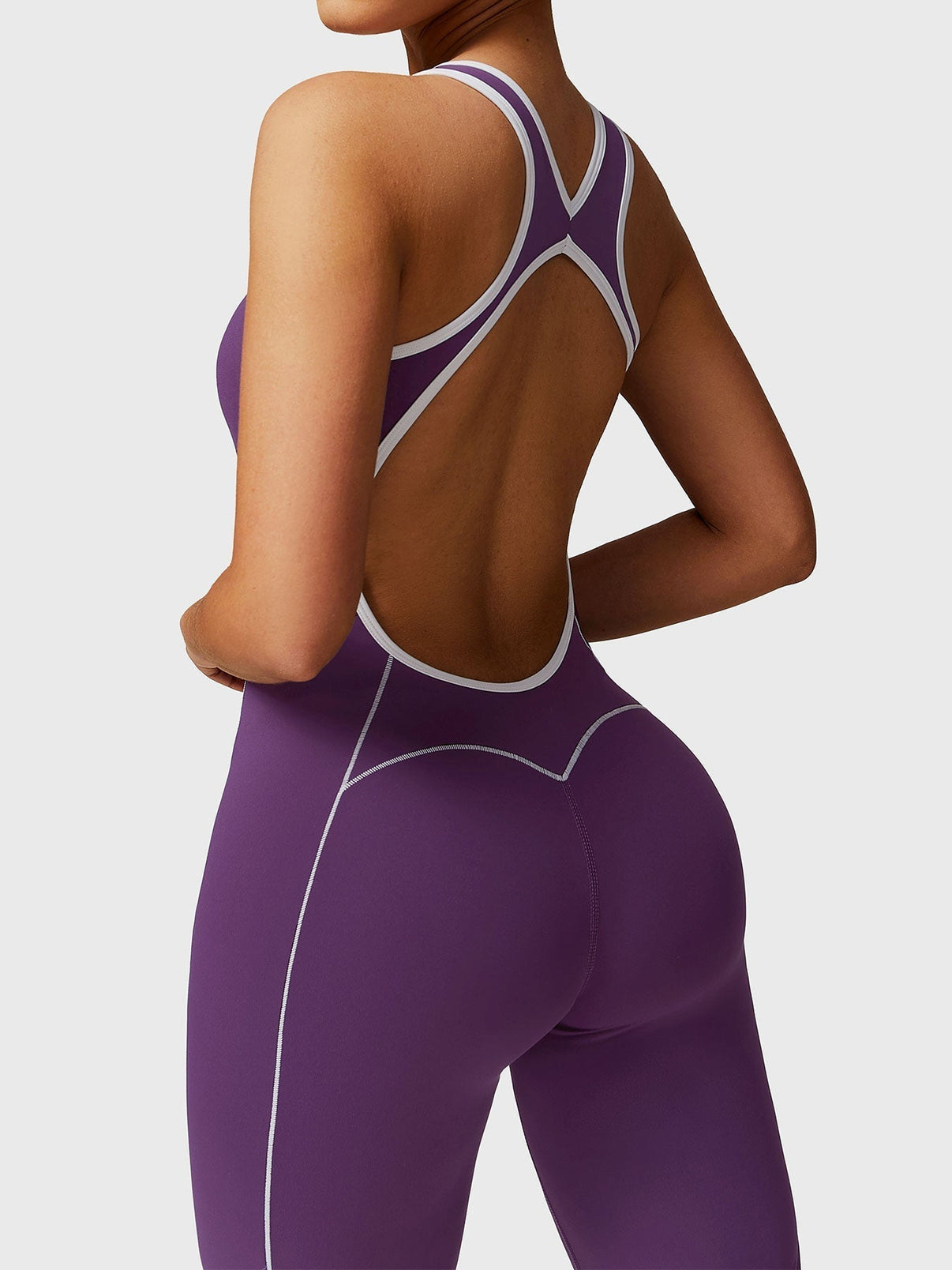 Gymfit Antonia Contrast Flared Jumpsuit - Gymfit