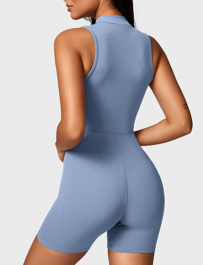 Gymfit Belle Sleeveless Zip Jumpsuit - Gymfit