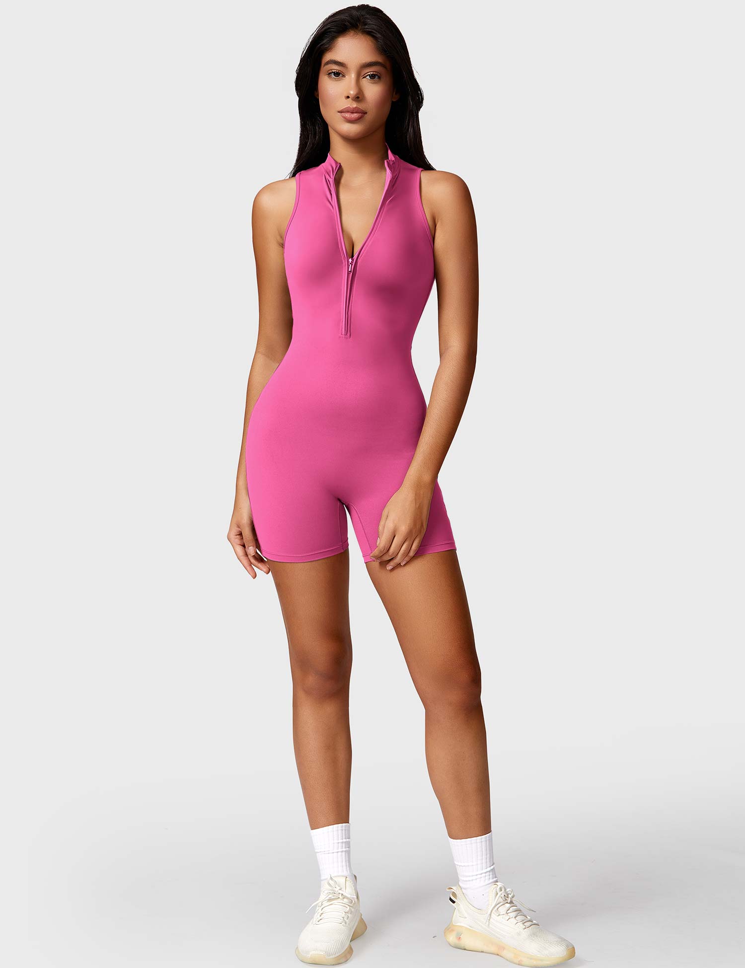 Gymfit Belle Sleeveless Zip Jumpsuit - Gymfit