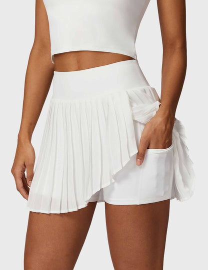Gymfit Crop-Top Tennis Skirt Sets - Gymfit