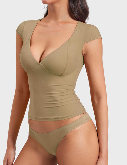 Gymfit Diva V-Neck Top - Gymfit