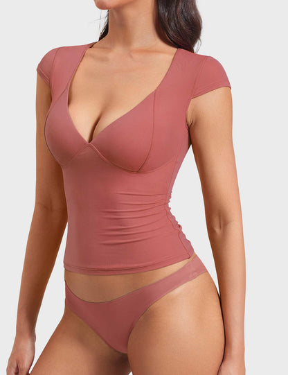 Gymfit Diva V-neck Top - Gymfit