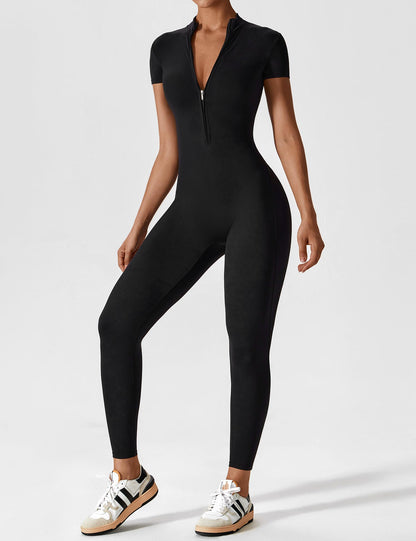 Gymfit Jumpsuit - short with zipper - Gymfit