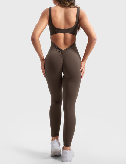 Gymfit Jumpsuit with V-neck - Gymfit