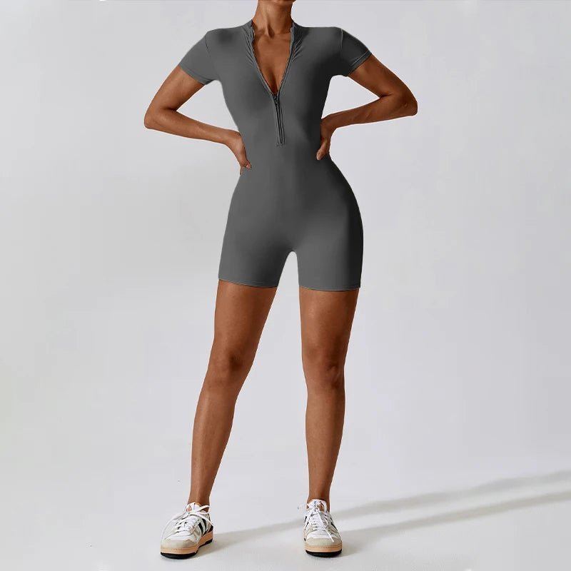 Gymfit Jumpsuit - short with zipper - Gymfit