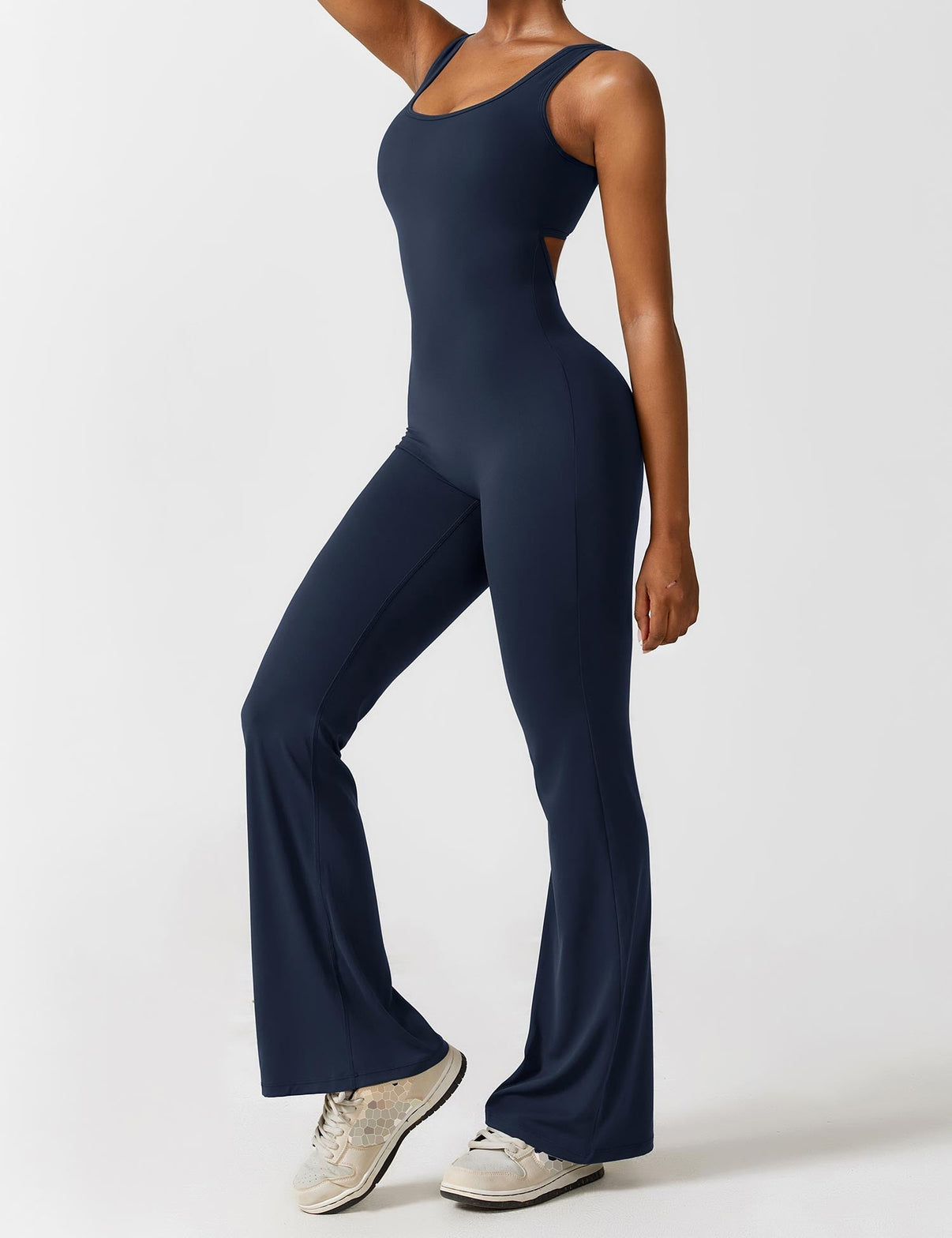 Gymfit Jumpsuit V - Back Flare Leg - Gymfit