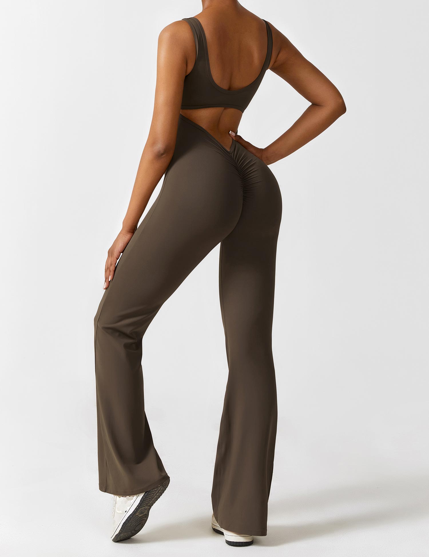 Gymfit Jumpsuit V - Back Flare Leg - Gymfit