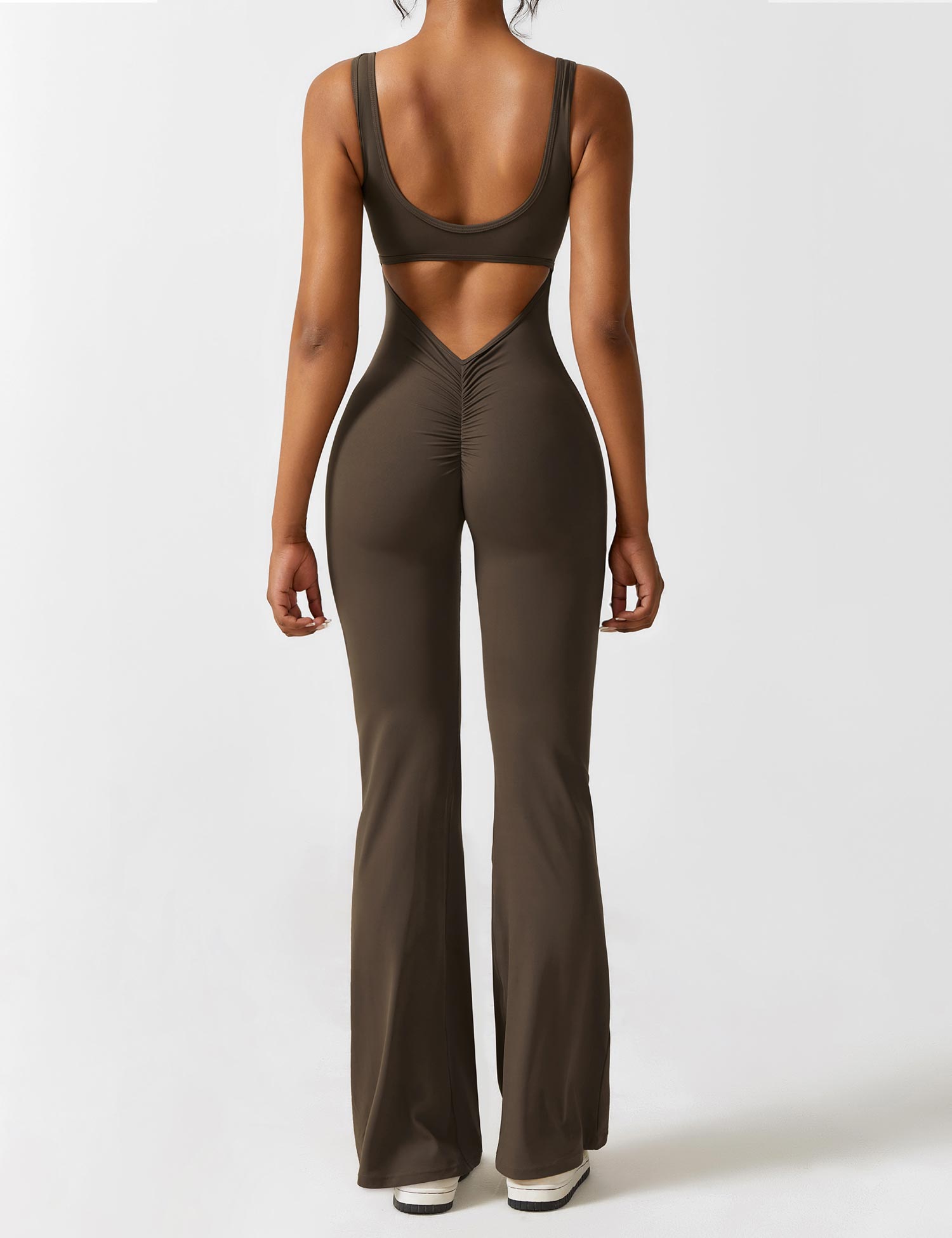 Gymfit Jumpsuit V - Back Flare Leg - Gymfit