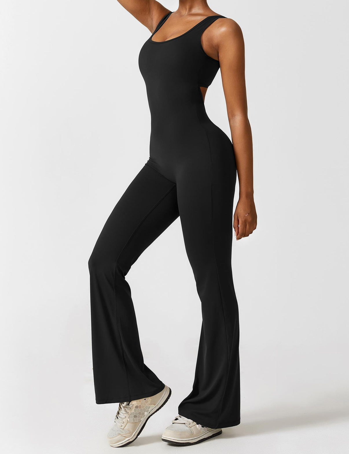 Gymfit Jumpsuit V - Back Flare Leg - Gymfit