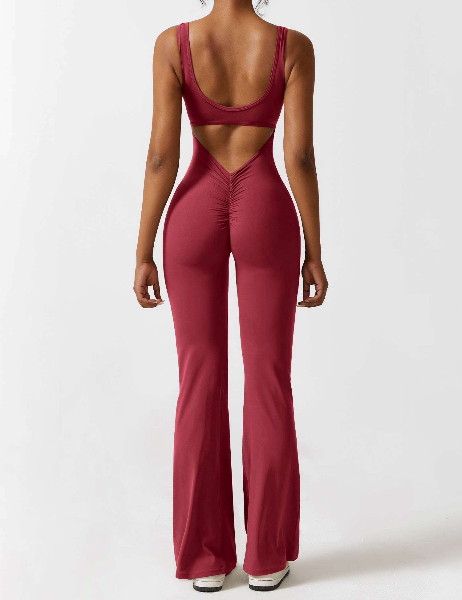 Gymfit Jumpsuit V - Back Flare Leg - Gymfit