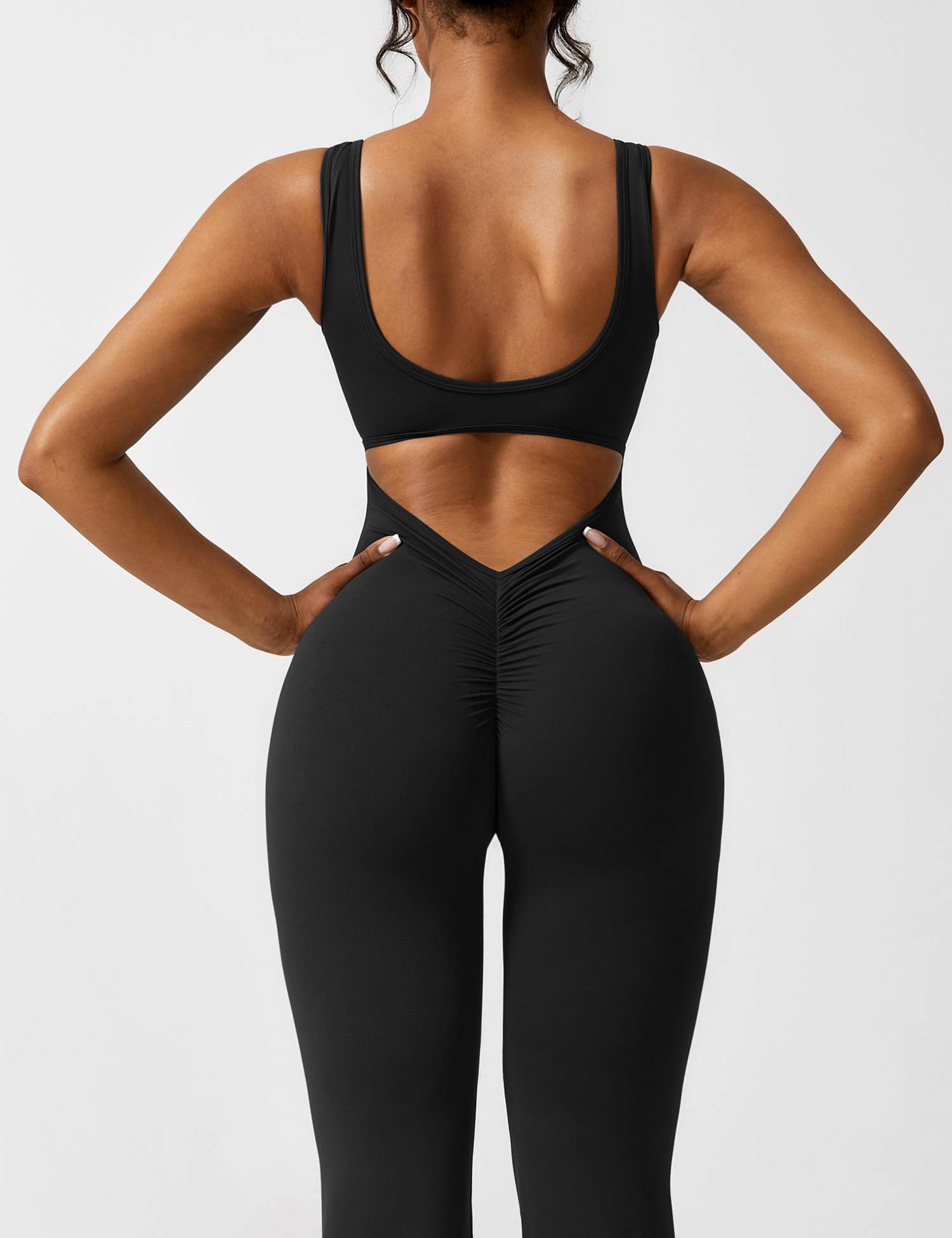 Gymfit Jumpsuit V - Back Flare Leg - Gymfit