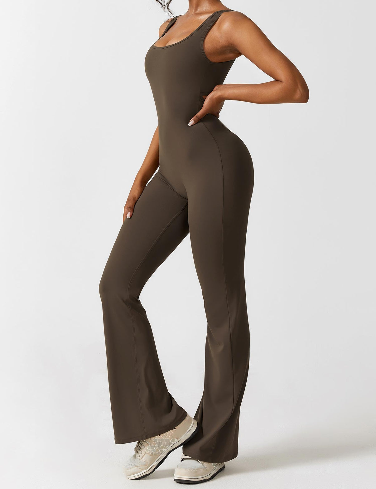 Gymfit Jumpsuit V - Back Flare Leg - Gymfit