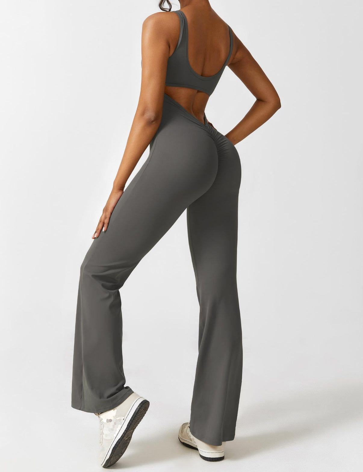 Gymfit Jumpsuit V - Back Flare Leg - Gymfit