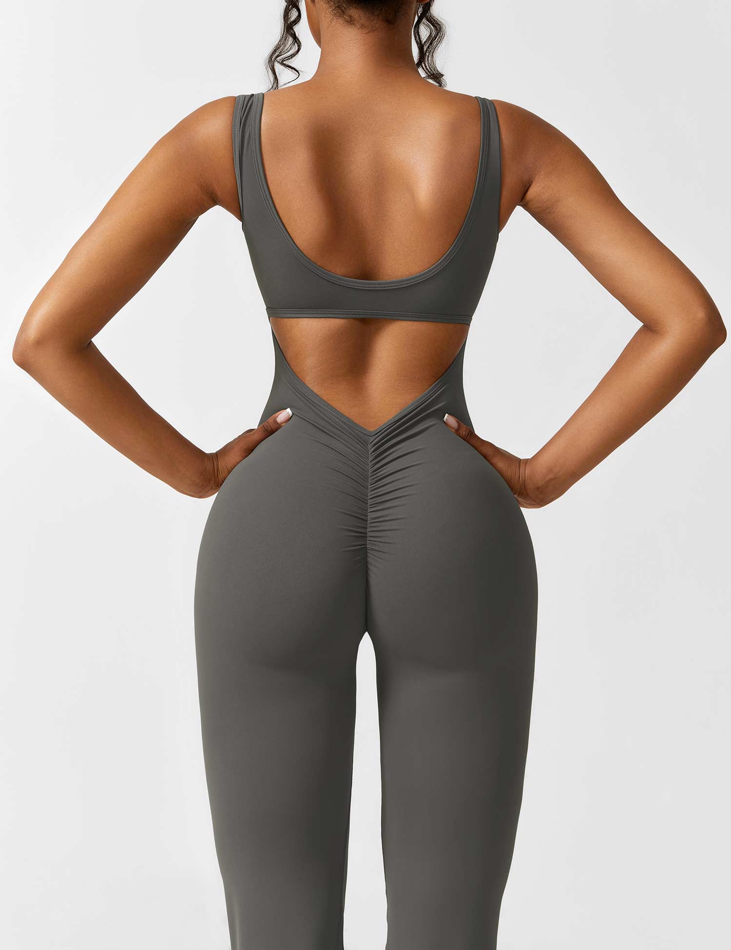 Gymfit Jumpsuit V - Back Flare Leg - Gymfit