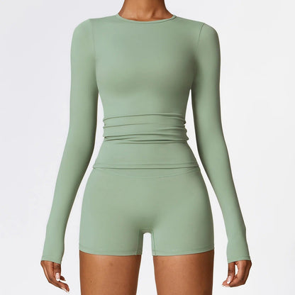Gymfit long-sleeve T-shirts with round neckline - Gymfit