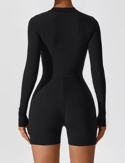 Gymfit Long Sleeve Zipper Overall - Gymfit