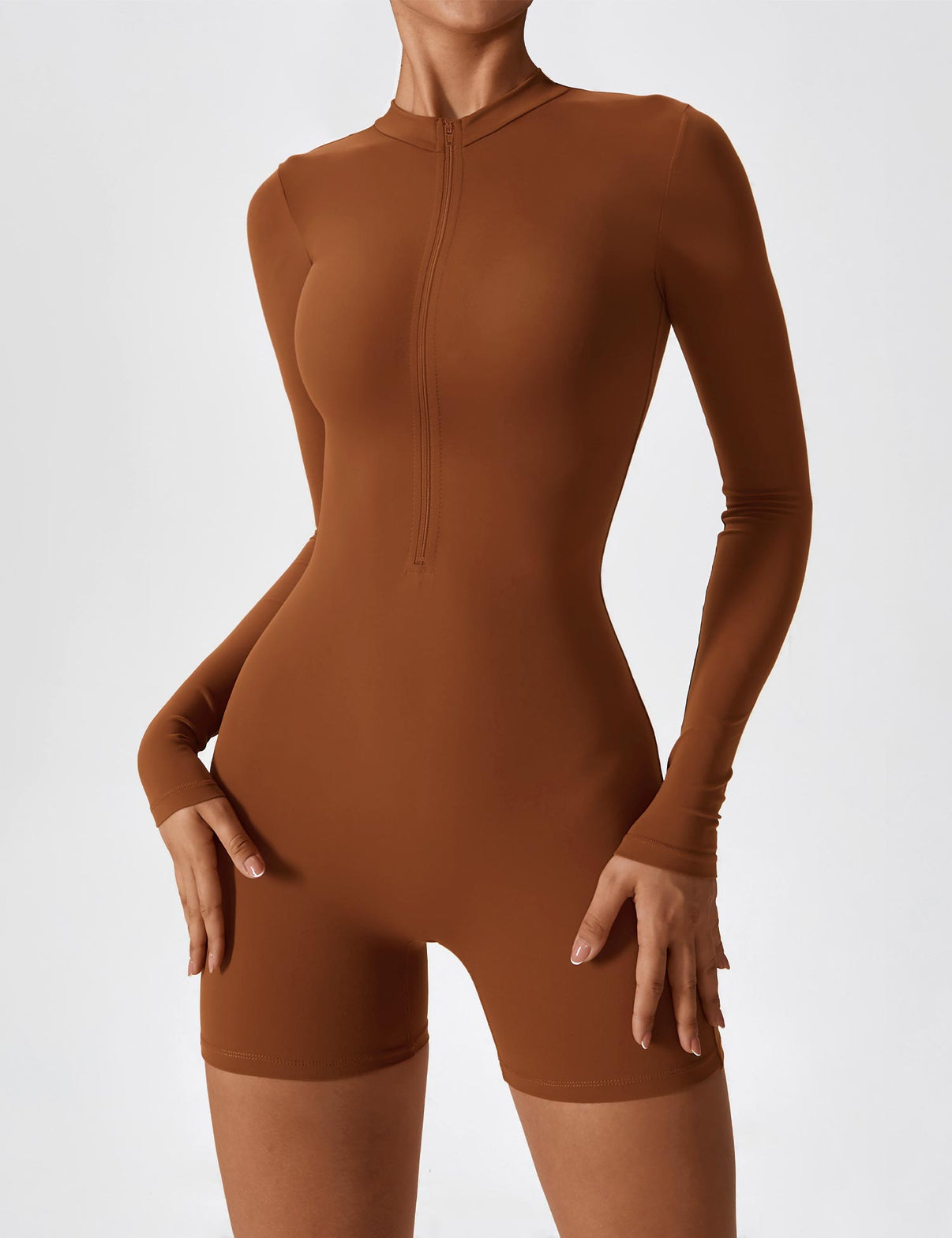 Gymfit Long Sleeve Zipper Overall - Gymfit
