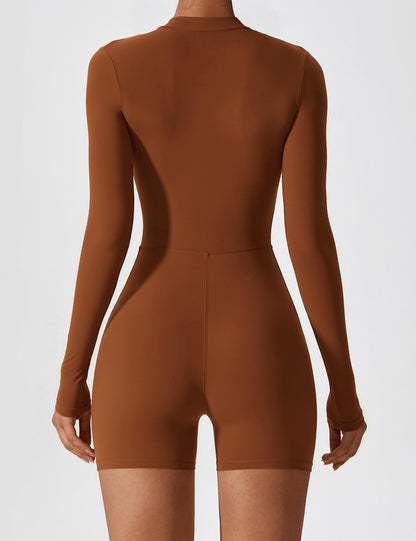 Gymfit Long Sleeve Zipper Overall - Gymfit
