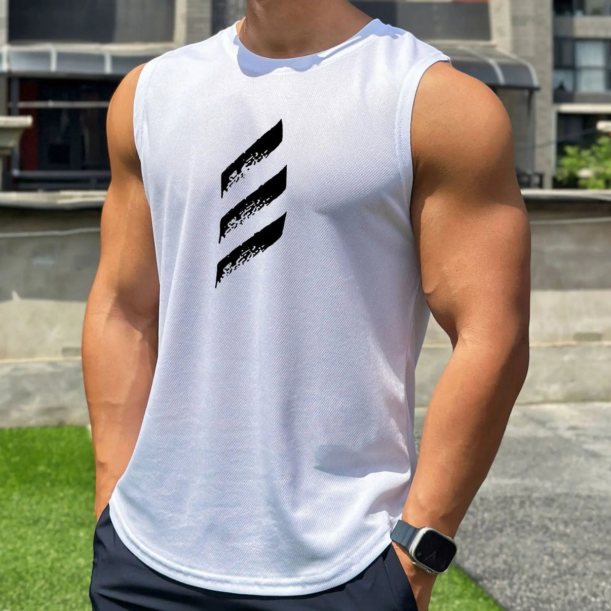 Gymfit Mesh Stripe Top - Gymfit