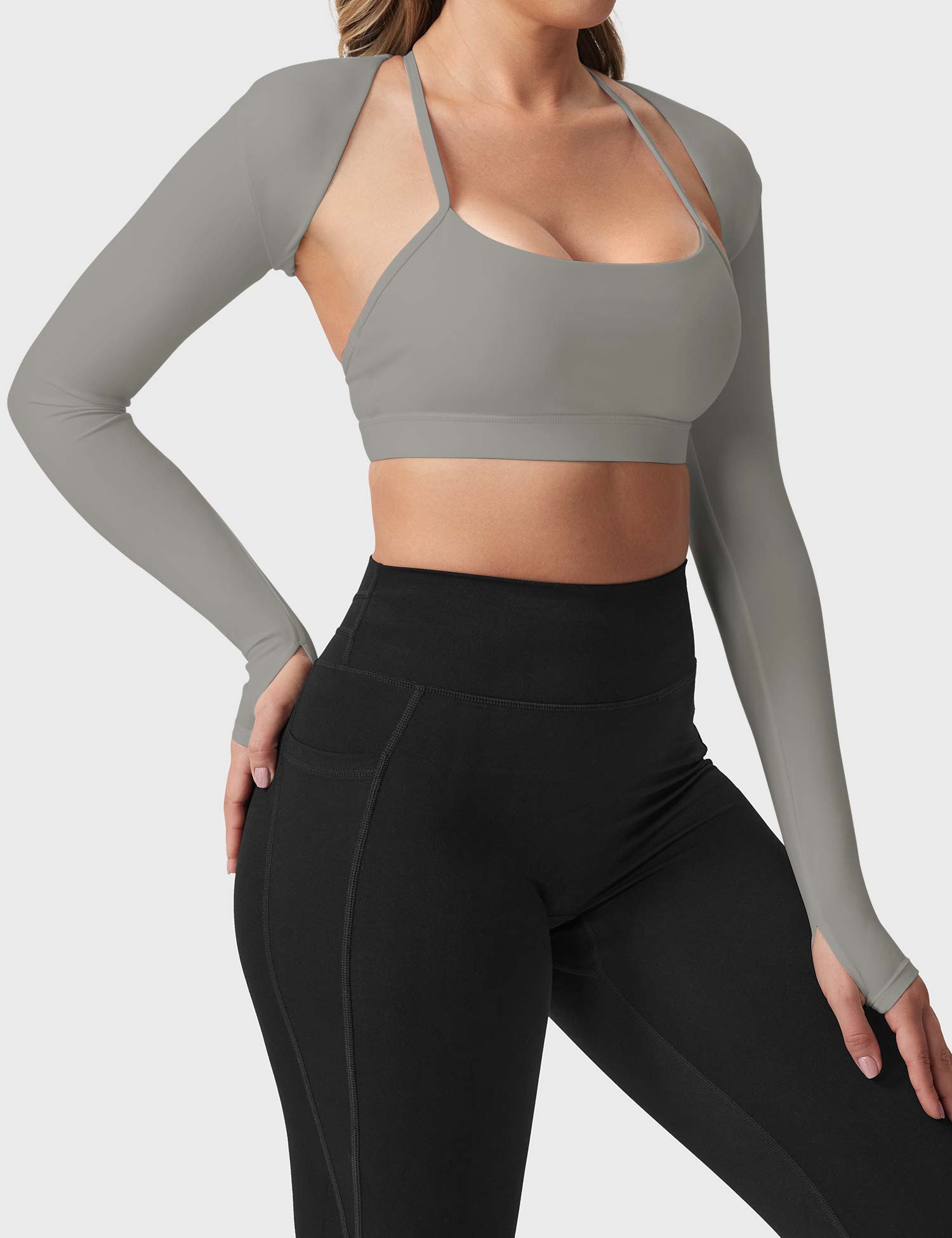 Gymfit Mini Long Sleeve Bolero Shrug - Gymfit