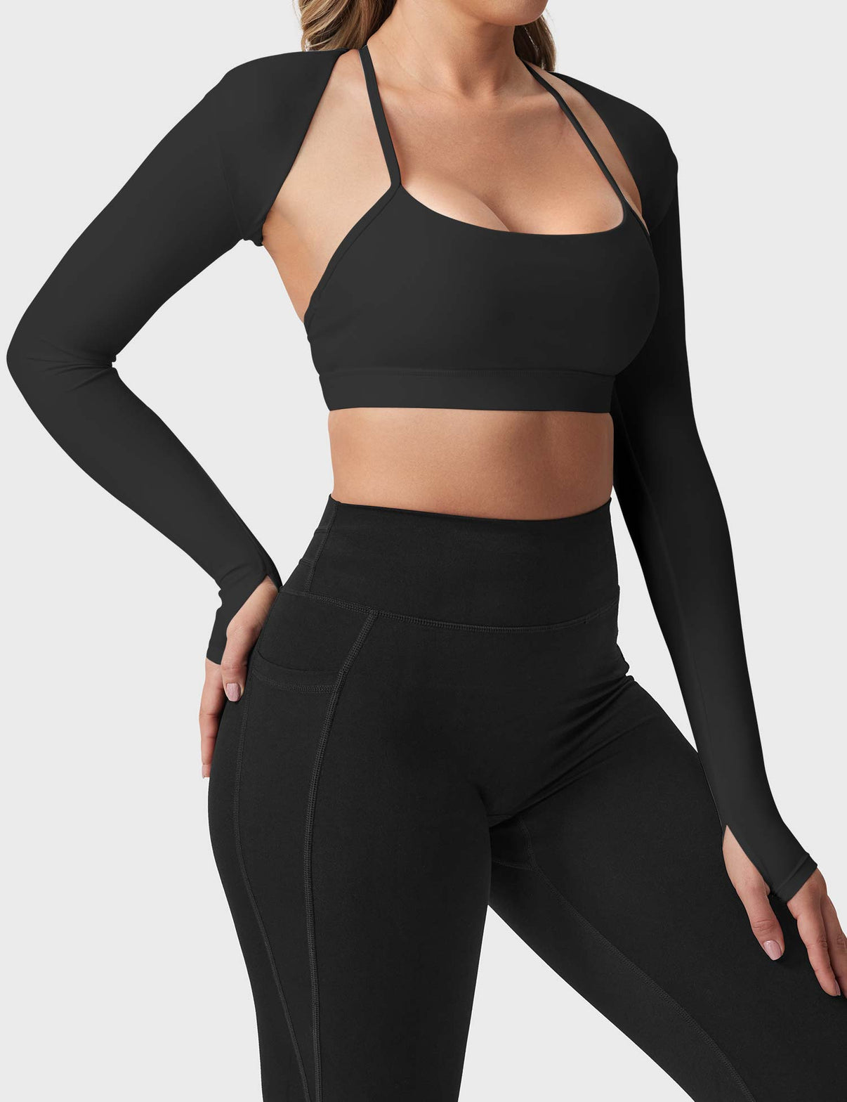 Gymfit Mini Long Sleeve Bolero Shrug - Gymfit