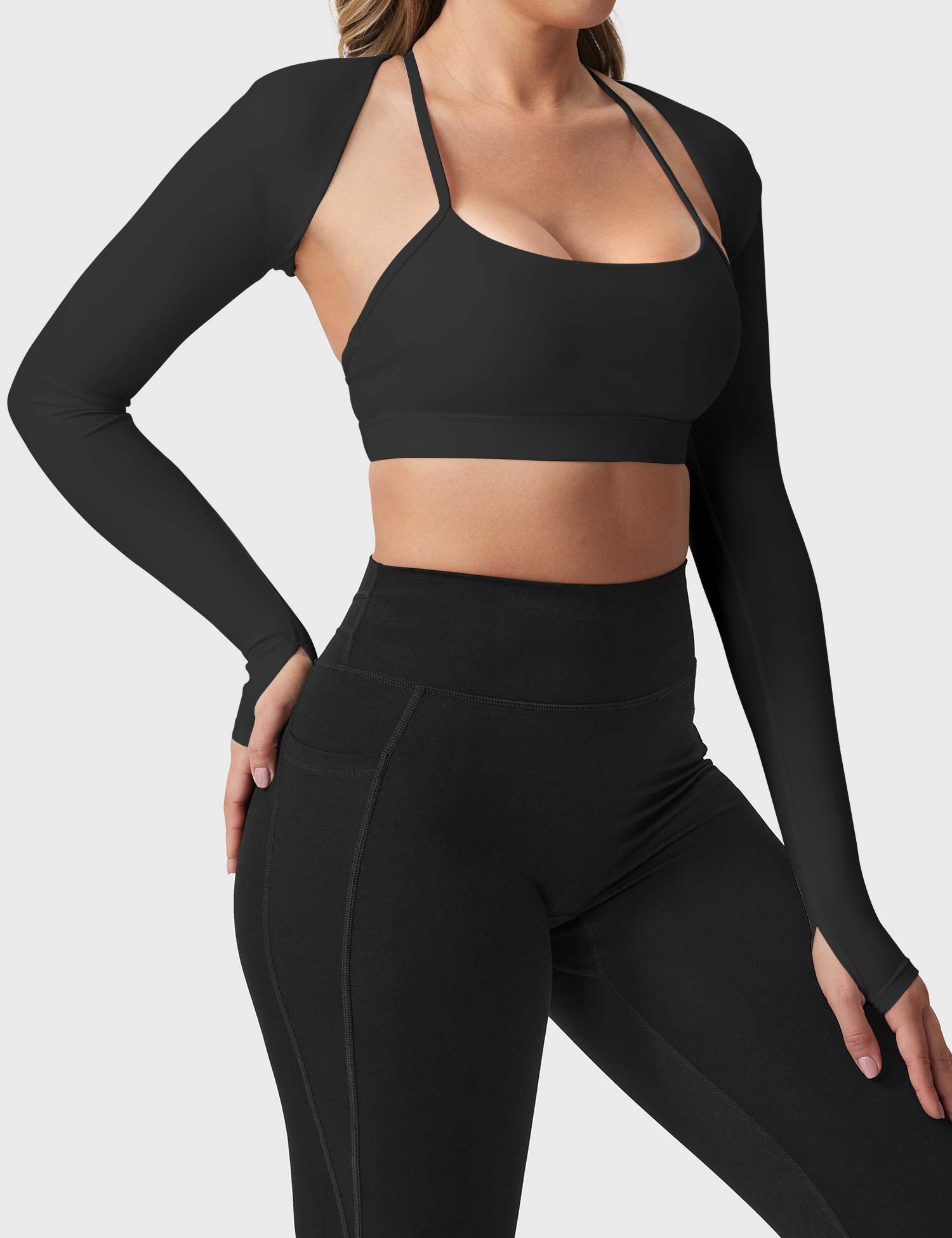 Gymfit Mini Long Sleeve Bolero Shrug - Gymfit